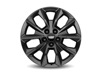 GM 19302648 19x8.5-Inch Aluminum 5-Split-Spoke Wheel in Black