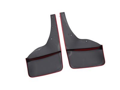 GM 23238774 Front Molded Splash Guards in Cardinal Red