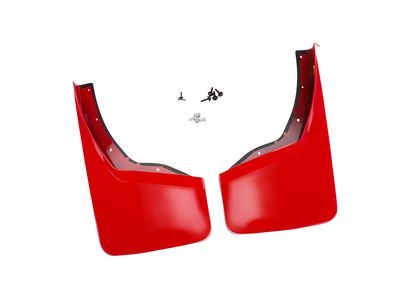 GM 23238774 Front Molded Splash Guards in Cardinal Red