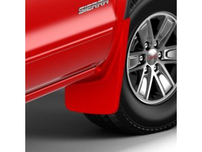 GM 23238774 Front Molded Splash Guards in Cardinal Red