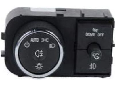 Cadillac 25858707 SWITCH,HEADLAMP & INSTRUMENT PANEL LAMP DIMMER & DOME LAMP(HAS "DOME OFF")(INCLUDES FRONT & REAR FOG LAMP SWITCH)