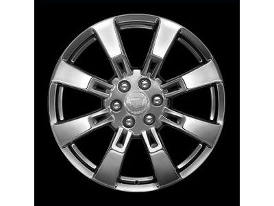 GM 19300989 22x9-Inch Aluminum 8-Spoke Wheel in Chrome