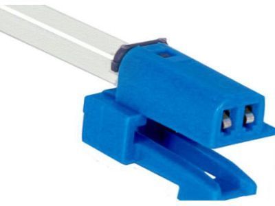 Oldsmobile 12117323 CONNECTOR,LAMP-COURTESY(BLUE)(2-WAY FEMALE)(W/LEADS)(10.275)