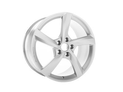 GM 19302116 20x10-Inch Aluminum 5-Spoke Rear Wheel in Silver