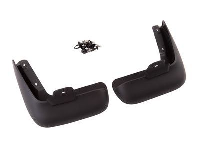 GM 95953991 Rear Molded Splash Guards in Black for Sedan