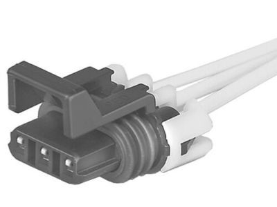 GM 12117025 Connector, W/Leads, 3-Way F. *Black