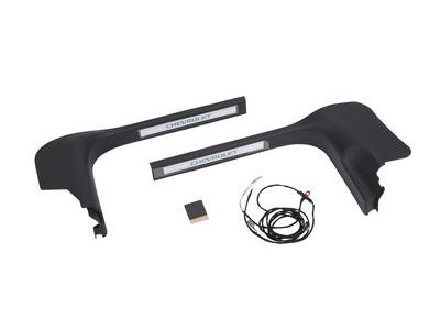 Chevy 23487420 PLATE PKG,SIDE DOOR SILL TRIM(INCLUDES 2-6)(EBONY)(INSTALL 0.50)(0.65 KGS)