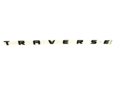 GM 84950540 Traverse Emblems in Black (for LS and RS trim levels)