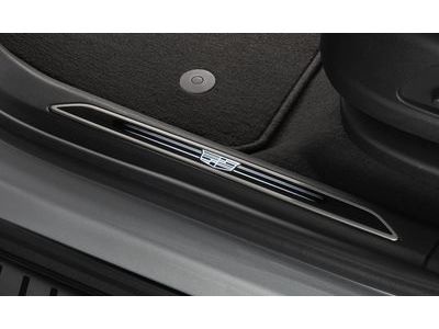 Cadillac 84449926 PLATE PKG,FRONT SIDE DOOR SILL TRIM(INCLUDES 2-7)(BLACK)(INSTALL 0.30)(1.1644 KG)