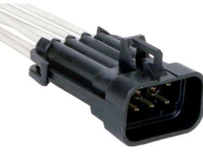 GMC 12117270 CONNECTOR,INLINE-TO OXYGEN SENSOR(PART OF 1)(BLACK)(8-WAY MALE)(W/LEADS)