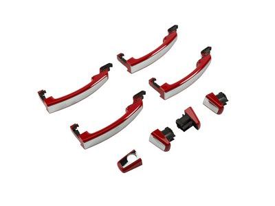 Chevy 95107224 HANDLE PKG,FRONT & REAR SIDE DOOR OUTSIDE(INCLUDES 2-6)(RED)(INSTALL 0.40)(.4895 KGS)(W/CHROME STRIPE)