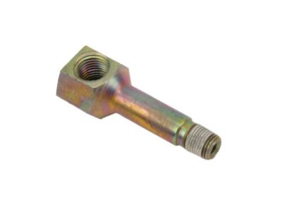 GMC 12550760 FITTING,ENGINE OIL PRESSURE GAGE SENSOR(SINGLE PORTION 1/8-27 THREAD TO 1/4-18 THREAD 90 DEGREE (ZINC))(FITTING IS 2.5 IN LONG)