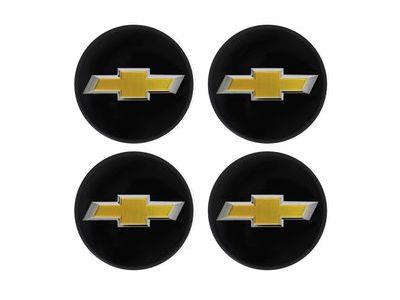 GM 84375184 Center Cap in Black with Gold Bowtie Logo