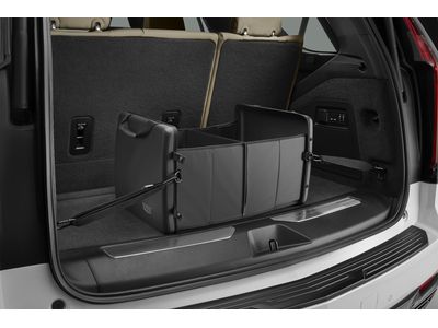 GM 84406188 Cargo Organizer in Jet Black with Cadillac Logo