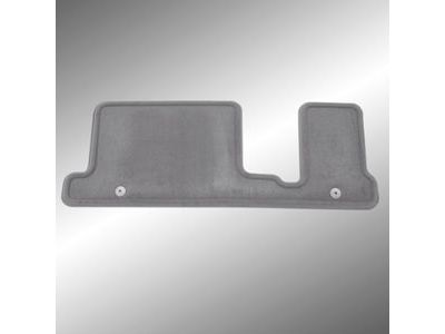 Saturn 20908554 MAT PKG,REAR #2 CARPET(INCLUDES 2)(TITANIUM)(INSTALL 0.10)(1.004 KGS)(16.800)(RETAINER HOLE IS LOCATED ON FRONT EDGE)(FOR 1ST DESIGN SEE 19181693)