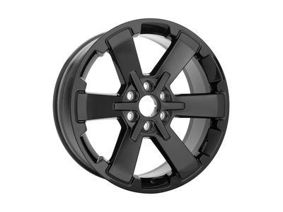 GM 19301162 22x9-Inch Aluminum 6-Spoke Wheel in Gloss Black