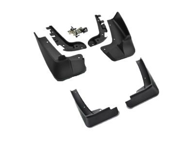 GM 84051309 Rear Splash Guards in Black