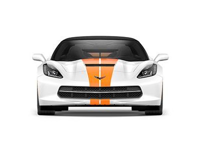 GM 23172537 Dual Racing Stripe Package in Inferno Orange for Convertible Models