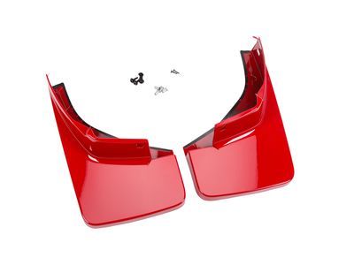 GM 23238773 Front Molded Splash Guards in Red Hot