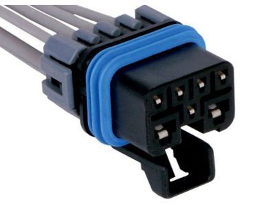 Chevy 12101830 CONNECTOR,SWITCH-PARKING/NEUTRAL POSITION(BLACK)(7-WAY FEMALE)(SEALED)(W/LEADS)(2.535)