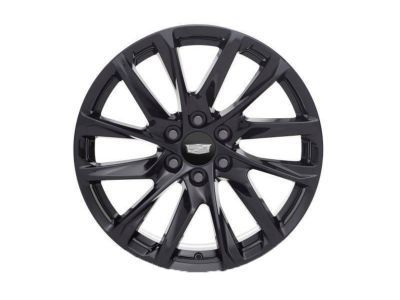 GM 84586634 22x9-Inch Alloy 12-Spoke Wheel in Gloss Black