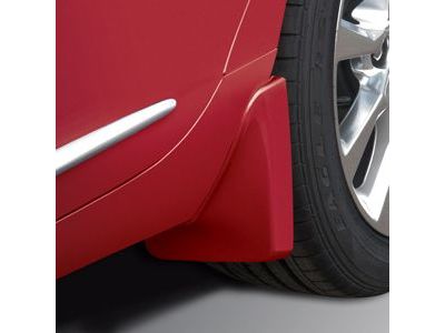 GM 23376536 Front Molded Splash Guards in Red Passion Tintcoat