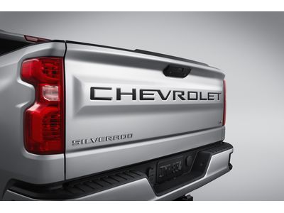 GM 84370615 CHEVROLET Tailgate Lettering Decal in Black Vinyl