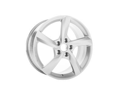 GM 19302114 19x8.5-Inch Aluminum 5-Spoke Front Wheel in Silver