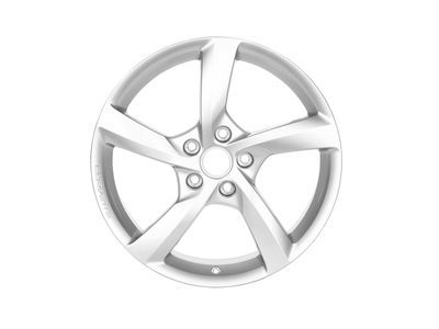 GM 19302114 19x8.5-Inch Aluminum 5-Spoke Front Wheel in Silver