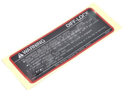 Buick 10243015 Label