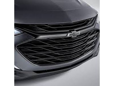 GM 84337318 Grille in Black Mesh with Black Chrome Surround