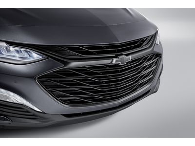 GM 84337318 Grille in Black Mesh with Black Chrome Surround