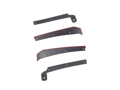 GM 23436516 Front Splash Guards in Garnet Red Tintcoat