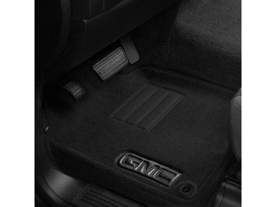 GMC 17800403 MAT PKG,FRONT CARPET (MOLDED EDGE)(EBONY)(INSTALL 0.10)(1.95KGS)(TWIN)(W/GMC LOGO)(16.800)