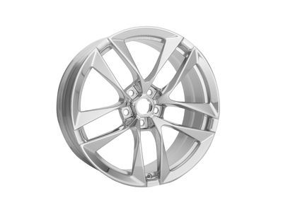 GM 23333841 20x8.5-Inch Aluminum 5-Split-Spoke Front Wheel in Polished Finish