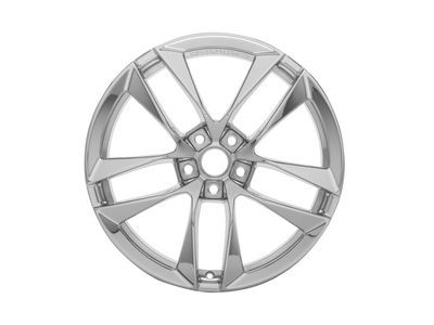 GM 23333841 20x8.5-Inch Aluminum 5-Split-Spoke Front Wheel in Polished Finish