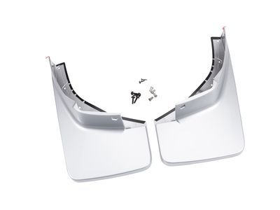 GM 22902394 Front Molded Splash Guards in Silver Ice Metallic