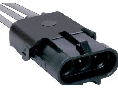 Chevy 12126012 CONNECTOR,INLINE-TO OXYGEN SENSOR(PART OF 1)(BLACK)(3-WAY MALE,W/LEADS)(2.530)