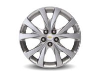 GM 19301333 17x6.5-Inch Aluminum 5-Split-Spoke Wheel in Silver