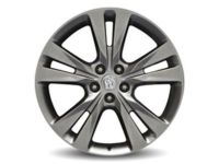 GM 19302645 18x7-Inch Aluminum 5-Split-Spoke Wheel in Midnight Silver