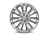 GM 84346100 22x9-Inch Aluminum 7-Split-Spoke Wheel in Chrome