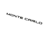 GM 10178412 Nameplate, Black, Rear GM 10178412 Nameplate, Black, Rear