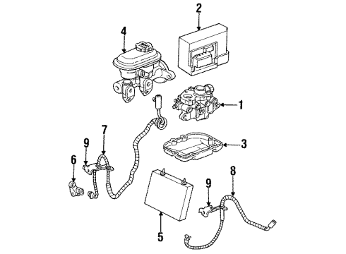 GM 21012219 Cover Kit,Brake Pressure Mod Valve Gear