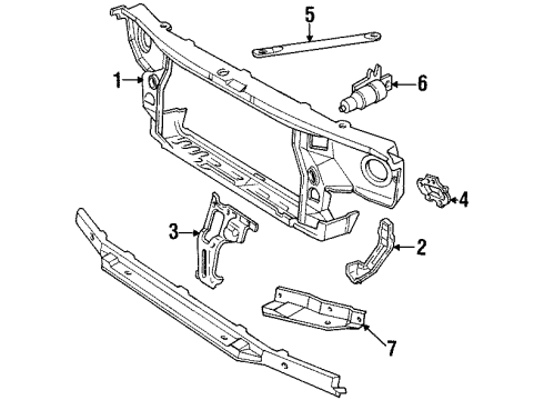 GM 25636444 Panel Assembly, Engine Compartment Front