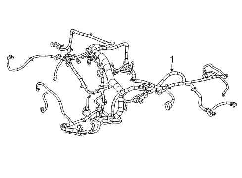 GM 22935032 Harness Assembly, Fwd Lamp Wiring