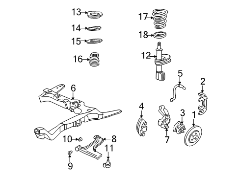 GM 18026210 Caliper Kit,Front Brake