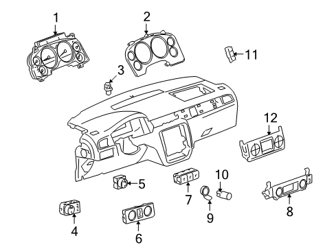 GM 22838434 Instrument Cluster Assembly