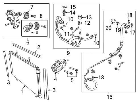 GM 92458718 Clutch Kit, A/C