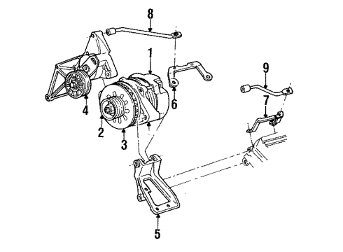 GM 10463625 GENERATOR Assembly Cs144 Remanufacture