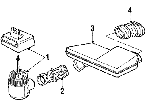 GM 10037612 Duct,Rear Air Intake